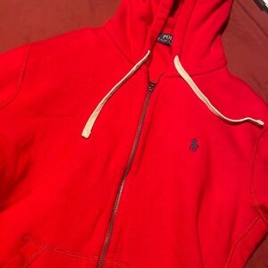 Polo Ralph Lauren red hoodie